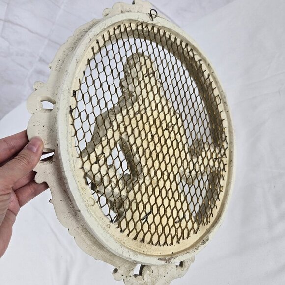 VTG Universal Statuary Co 1958 Chalkware Victorian Man Proposing Wall Hanging - Picture 8 of 11